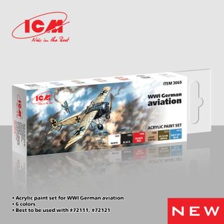 ICM Paint Set for WWI German Aviation