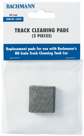 Bachmann HO Track Cleaning Replacement Pads (2), Fits #160-16301-16304