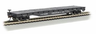 Bachmann Chesapeake & Ohio #80488 52ft Flat Car. HO Scale