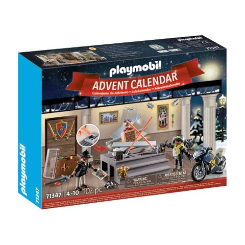 Playmobil Advent Calendar Police MuseumTheft