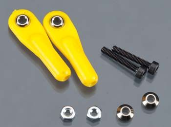 Dubro 2Mm Swivel Ball Links W/Hware Yellow*