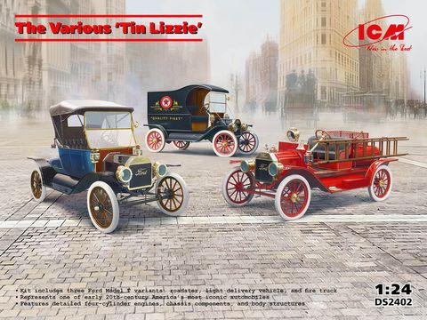 ICM 1:24 The Various 'Tin Lizzie'