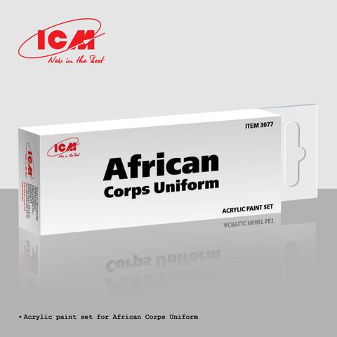 ICM Paint Set African Corps Uniform