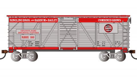 Bachmann 40' Stock Car - Silver&Red