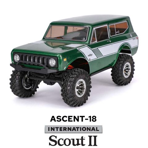 Redcat 1:18 EP Ascent Rock Crawler Intertional Scout II - Green