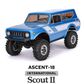 Redcat 1:18 EP Ascent Rock Crawler Intertional Scout II - Blue