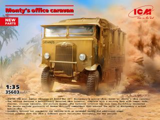 ICM 1:35 Montys Office Caravan