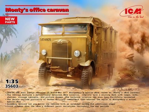 ICM 1:35 Montys Office Caravan