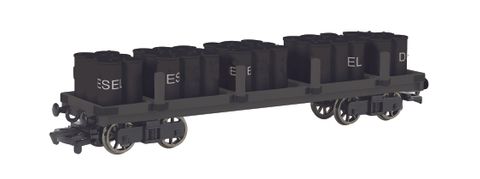 Bachmann Flat Wagon w/ Diesel Fuel Load
