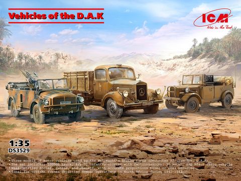 ICM 1:25 Vehicles of the DAK (3)
