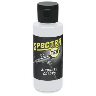 Badger SpectraTex Metallic White 60ml Pro Airbrush Artist Paint