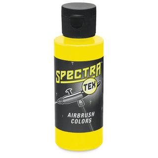 Badger SpectraTex Metallic Yellow 60ml Pro Airbrush Artist Paint