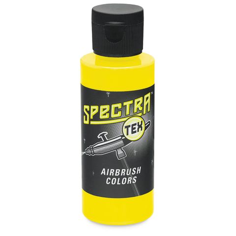 Badger SpectraTex Metallic Yellow 60ml Pro Airbrush Artist Paint