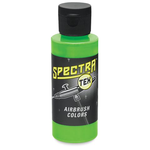Badger SpectraTex Neon Green 60ml Pro Airbrush Artist Paint