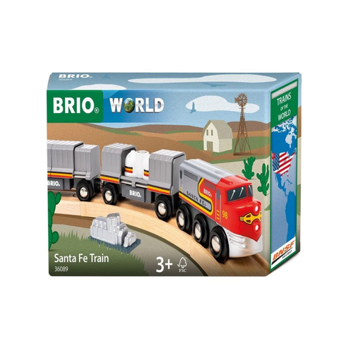 BRIO Santa Fe Train -Trains of the World