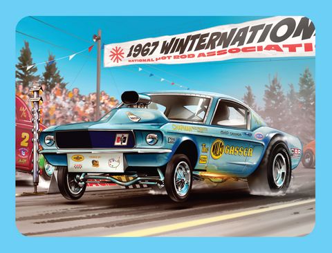 MPC 1:25 Ohio George Malco Gasser Mustang Tin