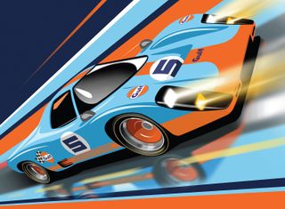 AMT Gulf Racing Inpostore Collector Tin