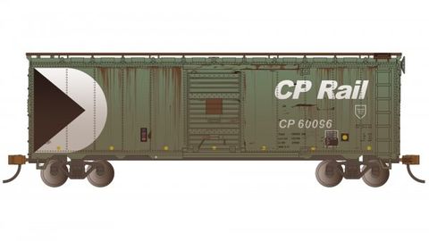 Bachmann 40' Boxcar - CP Rail #60096