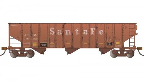 Bachmann Bethlehem Steel 100T 3-Bay Hopper - Santa Fe #178760