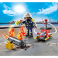Playmobil Firefighter With Water Pump.