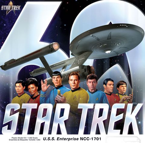 AMT 1:350 USS Enterprise NCC-1701