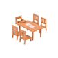 Sylvanian Families Family Table & Chairs