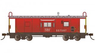 Bachmann Bay Window Caboose - Norfolk &Western #557597