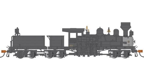 Bachmann Painted, Unlettered - Black With Wood Cab