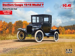ICM 1:35 1918 Model T Ford Doctors Coupe