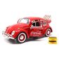 Motorcity Classic 1:24 1966 VW Beetle w/rear luggage rack & cases