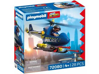 Playmobil Police Helicopter with Radar Function