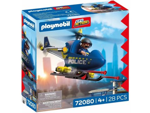 Playmobil Police Helicopter with Radar Function