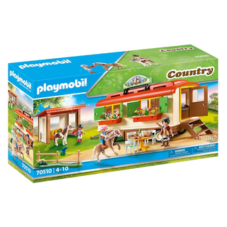 Playmobil Pony Shelter with Mobile Home