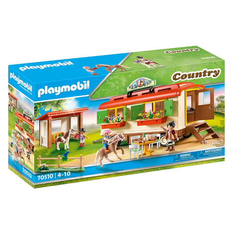 Playmobil Pony Shelter with Mobile Home