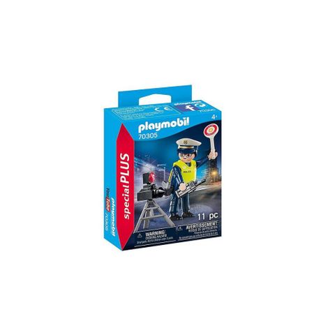 Playmobil Police Officer with Speed Trap
