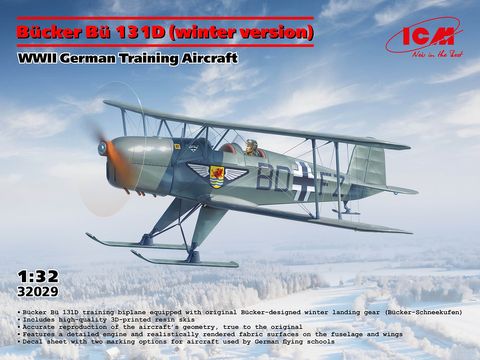 ICM 1:32 Bucker Bu 131D Winter Version