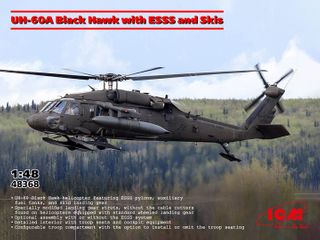 ICM 1:48 UH60A Black Hawk w/ESSS & Skis