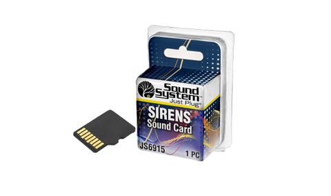 Woodland Scenics Sound Card Sirens
