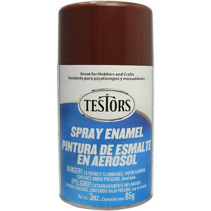 Testors Brown Enamel 85Gm Spray *