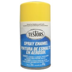 Testors Yellow Enamel 85Gm Spray *