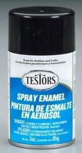 Testors Black Enamel 85Gm Spray