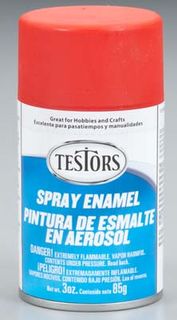 Testors Flat Red Enamel 85Gm Spray *