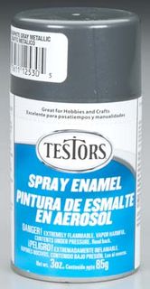 Testors Graphite Gray Metallic Enamel 85G Spray*