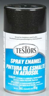 Testors Black Metallic Enamel 85Gm Spray *
