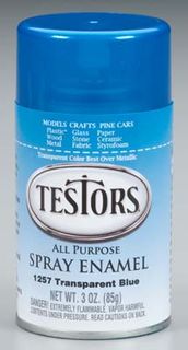Testors Tran / Blue Enamel 85Gm Spray *