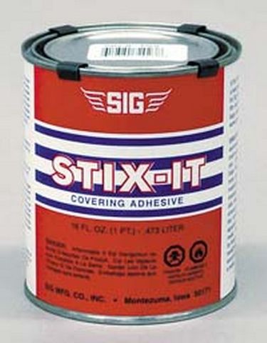 Sig Stix-It Heat Act. Adhesive 16Oz