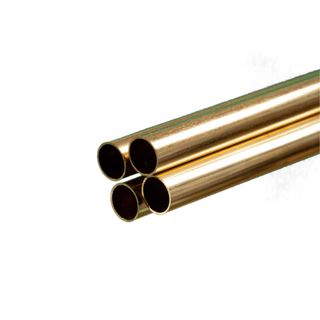 KS Metals Tube Brass 36X11/32 4 Pcs In Outer