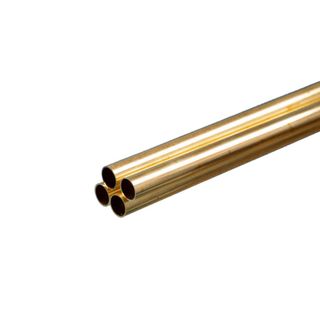 KS Metals Tube Brass 36X5/16 4 Pcs In Outer