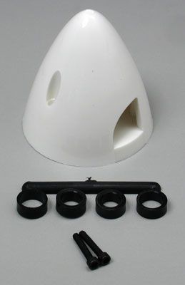 Dubro Spinner Plastic 1-3/4 Inch White
