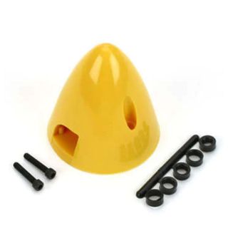 Dubro Spinner Plastic 2-1/2 Inch Yellow